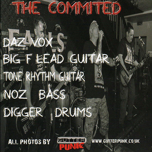 GutterPunk Photography - The Commited CD